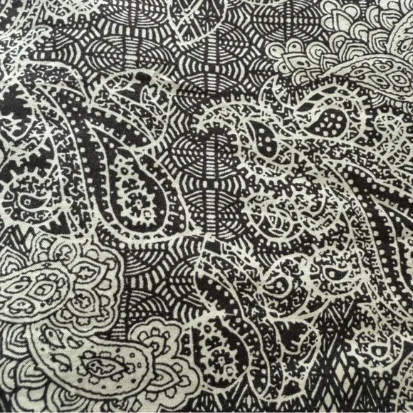 Tori Richard Men Chocolate Paisley Short Sleeve Shirt Sz XL - Picture 4 of 8